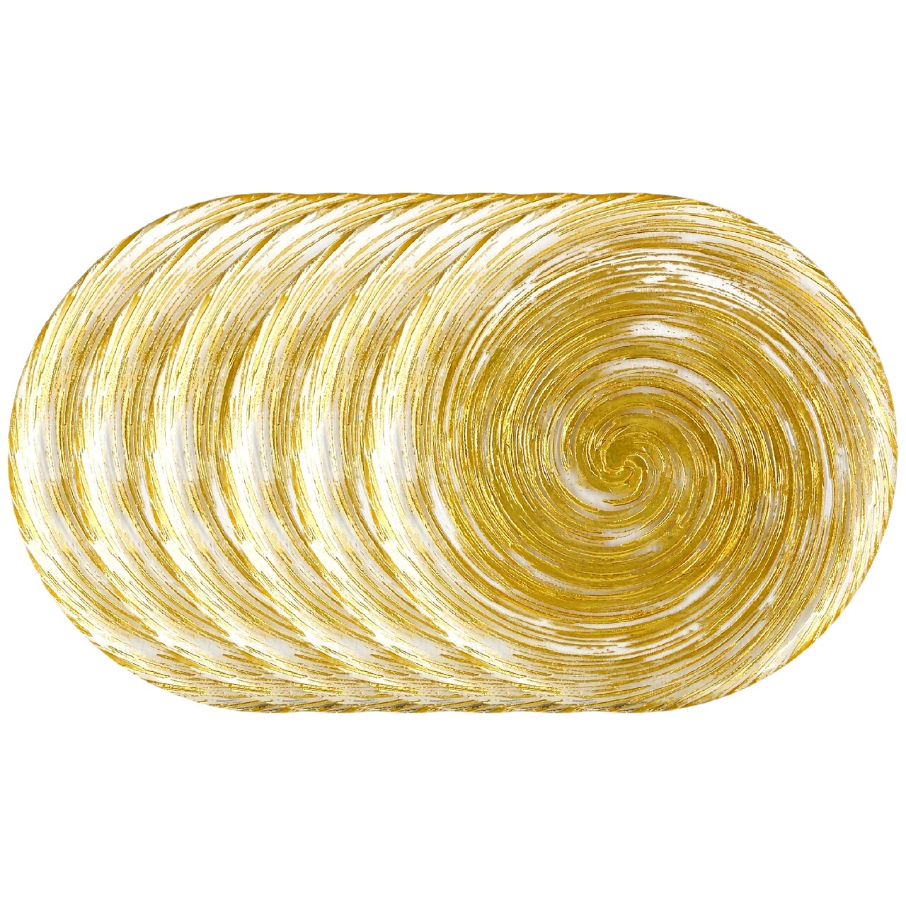 Handmade Gilded Glass Plate Distressed Metal and Glass Design